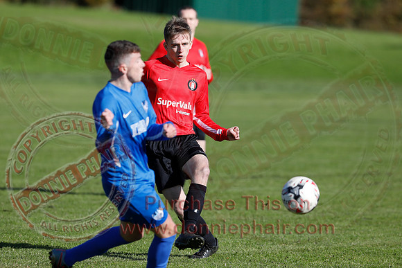 Irvinestown (2) V Strule United (1) in Mercer Football League-3