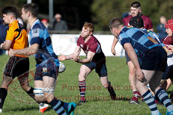Enniskillen 1st XV (19) V Dromore 1st XV (35) in Ulster Championship Division One Rugby-1