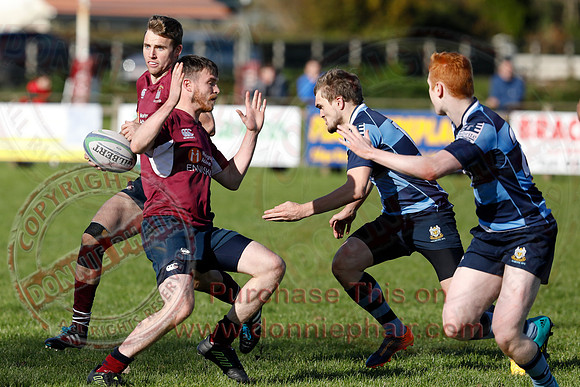 Enniskillen 1st XV (19) V Dromore 1st XV (35) in Ulster Championship Division One Rugby-6