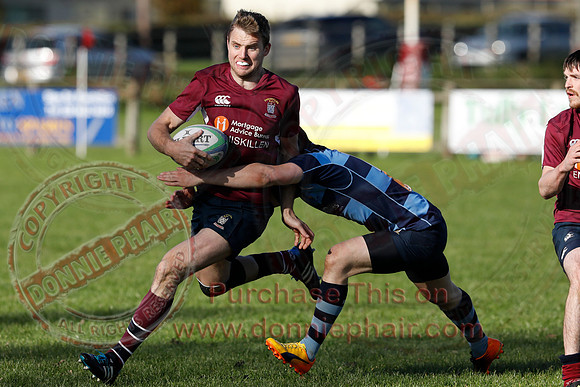 Enniskillen 1st XV (19) V Dromore 1st XV (35) in Ulster Championship Division One Rugby-7