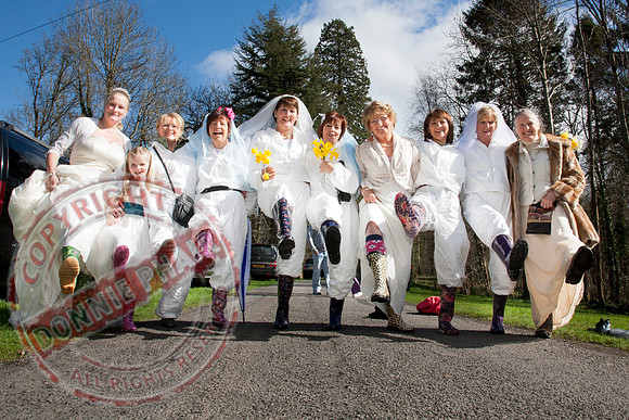 Brides In Wellies, Charity Walk at Castle Coole, Enniskillen.