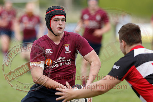 Enniskillen 1st XV (28) V Cooke 1st XV (12) in Ulster Rugby Championship Division One-11