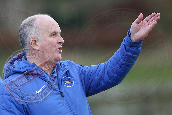Ballinamallard United (0) V Glentoran (3) in IFA Premiership.