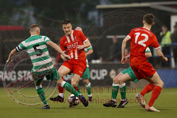 Enniskillen Rangers (2) V  Cleary Celtic (0) in Junior Cup Final-56