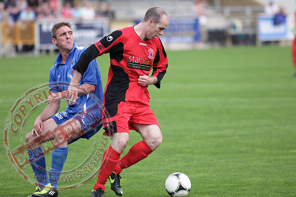 Ballinamallard FC V Dungannon Swifts in IFL Premium League Game.