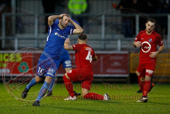 Ballinamallard United (1) V Loughgall (2) in Bluefin Sport Championship-1