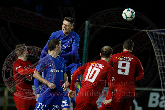 Ballinamallard United (1) V Loughgall (2) in Bluefin Sport Championship-11