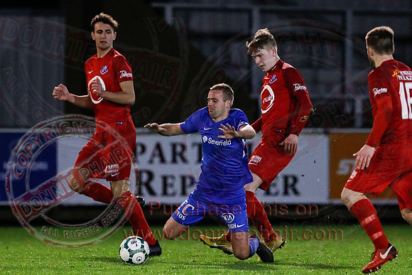 Ballinamallard United (1) V Loughgall (2) in Bluefin Sport Championship-20