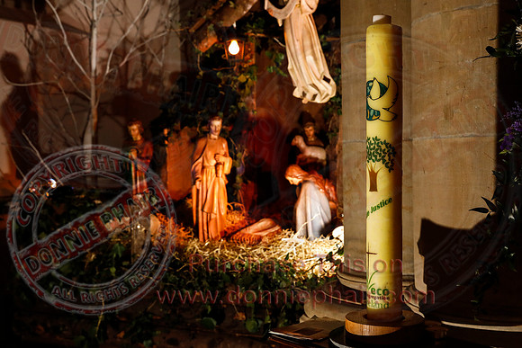 Climate Justice Candle at St Michael’s Church, Enniskillen.-1