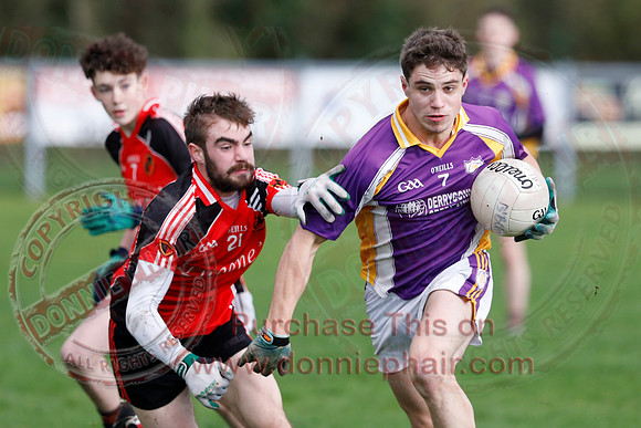 Derrygonnelly (2-08) V Young Maguires (0-10) in U21 A GAA Football Semi-final-23