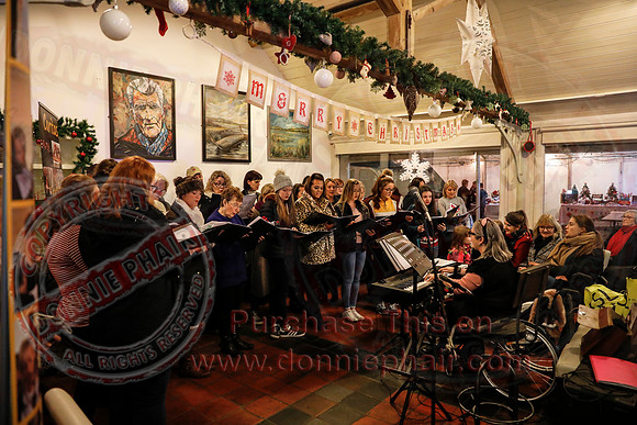 Carol Singing at the Buttermarket in Enniskillen-3