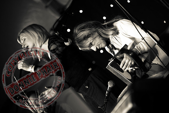 Sharon Shannon and Eleanor Shanley at the Newtownbutler Festival.