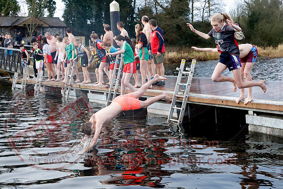 New Years day Charity Swim at Galloon Island, Newtownbutler-1