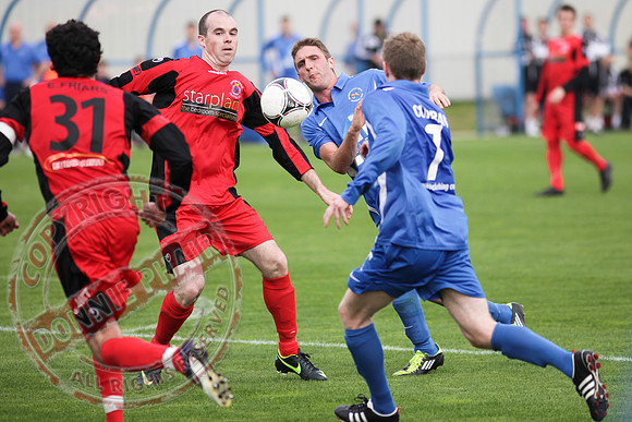 Ballinamallard FC V Dungannon Swifts in IFL Premium League Game.