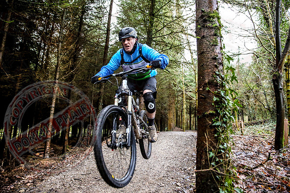 Mountainbiking in Blessingbourne Estate.