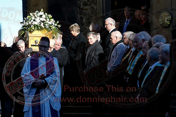 The Funeral of local business man and Freemason, Harry Weir.-2