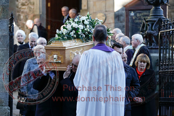 The Funeral of local business man and Freemason, Harry Weir.-7