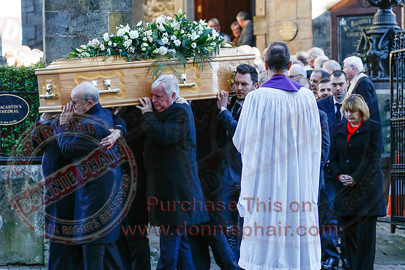 The Funeral of local business man and Freemason, Harry Weir.-9