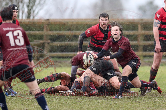 Enniskillen 1st XV (3) V Carrickfergus (20) in Kukri Qualifying Rugby League 2