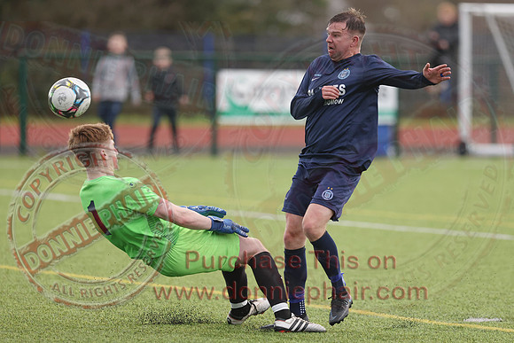 Enniskillen Town (7) V Magherfelt Sky Blues (1) in Junior Cup-17