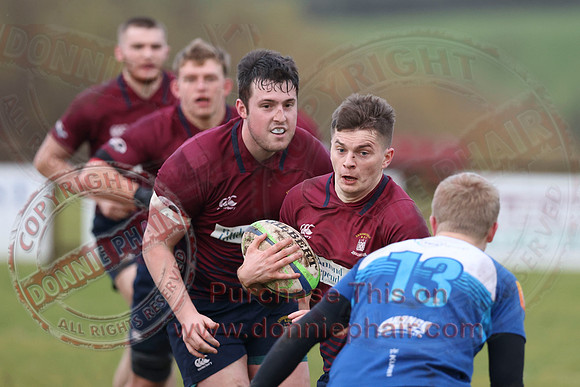 Enniskillen 1st XV (29) V Portadown 1st XV (8) in Championship One Rugby  -4