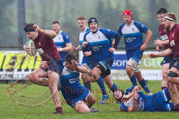 Enniskillen 1st XV (29) V Portadown 1st XV (8) in Championship One Rugby  -11