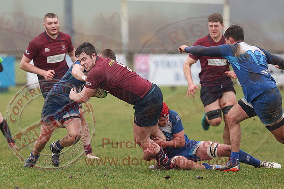 Enniskillen 1st XV (29) V Portadown 1st XV (8) in Championship One Rugby  -19