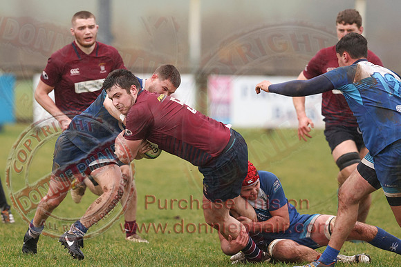 Enniskillen 1st XV (29) V Portadown 1st XV (8) in Championship One Rugby  -20