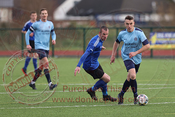 Enniskillen Town (4) V NFC Kesh (2) in Mercer Football League-11