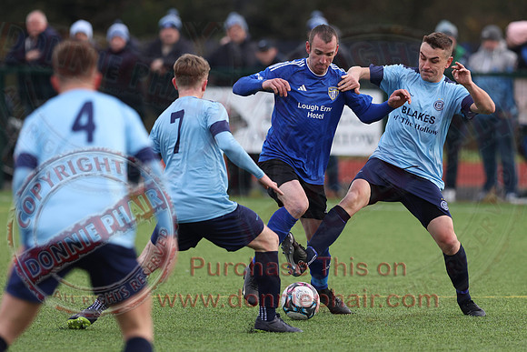 Enniskillen Town (4) V NFC Kesh (2) in Mercer Football League-16