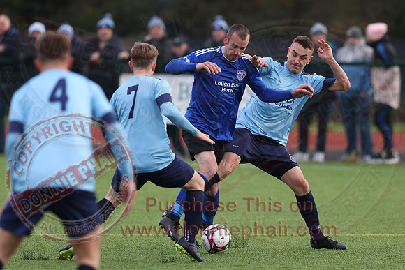 Enniskillen Town (4) V NFC Kesh (2) in Mercer Football League-17