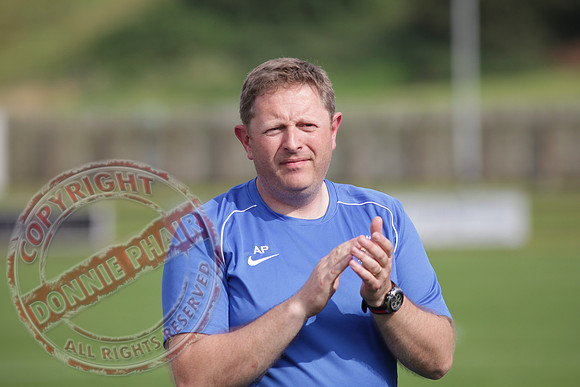 Ballinamallard FC V Dungannon Swifts in IFL Premium League Game.