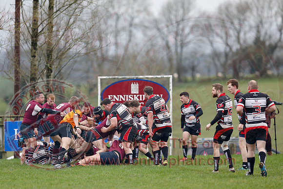 Enniskillen 1st XV (27) V Cooke 1st XV (8) in Ulster Rugby Championship Division One-9
