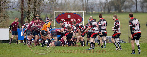 Enniskillen 1st XV (27) V Cooke 1st XV (8) in Ulster Rugby Championship Division One-10