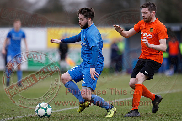 Ballinamallard United (1) V Carrick Rangers (2) in Bluefin Sport Championship Football-4