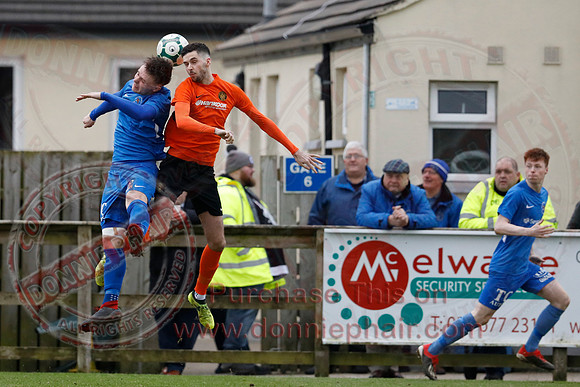 Ballinamallard United (1) V Carrick Rangers (2) in Bluefin Sport Championship Football-7
