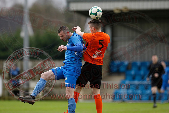 Ballinamallard United (1) V Carrick Rangers (2) in Bluefin Sport Championship Football-8