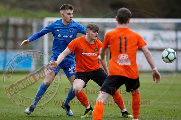 Ballinamallard United (1) V Carrick Rangers (2) in Bluefin Sport Championship Football-10