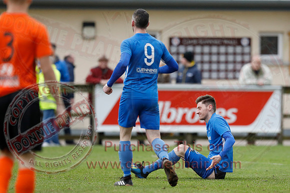 Ballinamallard United (1) V Carrick Rangers (2) in Bluefin Sport Championship Football-12
