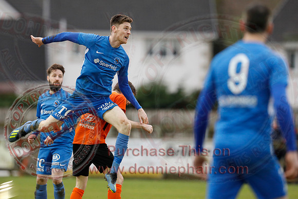 Ballinamallard United (1) V Carrick Rangers (2) in Bluefin Sport Championship Football-13