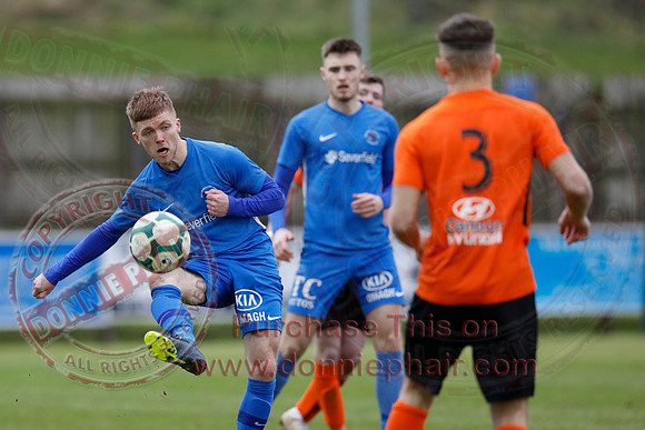 Ballinamallard United (1) V Carrick Rangers (2) in Bluefin Sport Championship Football-15