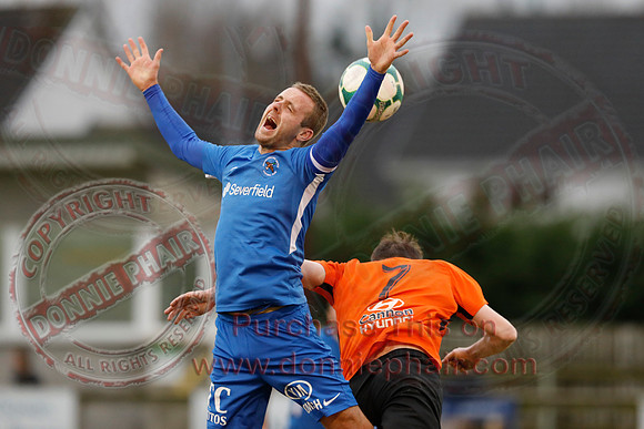 Ballinamallard United (1) V Carrick Rangers (2) in Bluefin Sport Championship Football-18