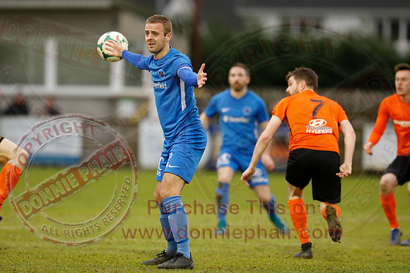 Ballinamallard United (1) V Carrick Rangers (2) in Bluefin Sport Championship Football-19