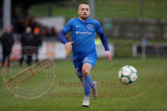 Ballinamallard United (1) V Carrick Rangers (2) in Bluefin Sport Championship Football-22