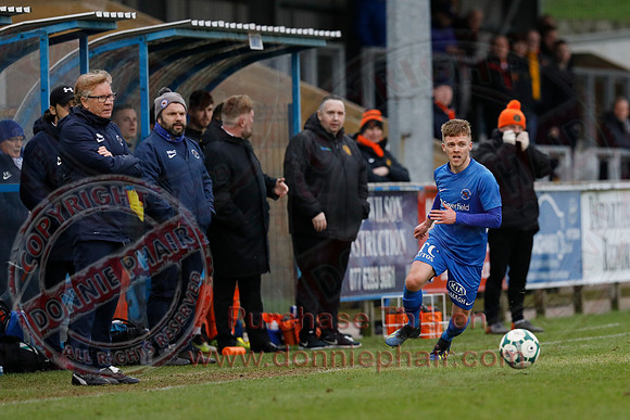 Ballinamallard United (1) V Carrick Rangers (2) in Bluefin Sport Championship Football-24