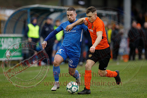 Ballinamallard United (1) V Carrick Rangers (2) in Bluefin Sport Championship Football-25