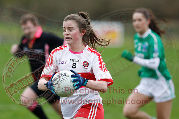 Fermanagh (2-13) V Derry (1-05) in Ladies National GAA Football League Division Four-12