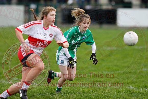 Fermanagh (2-13) V Derry (1-05) in Ladies National GAA Football League Division Four-20