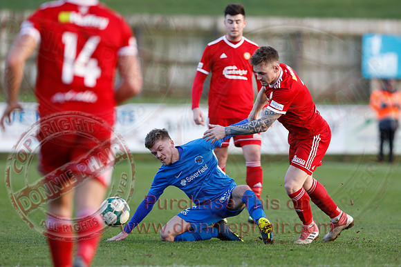 Ballinamallard (1) V Portadown (0) in Bluefin Sports Championship-16