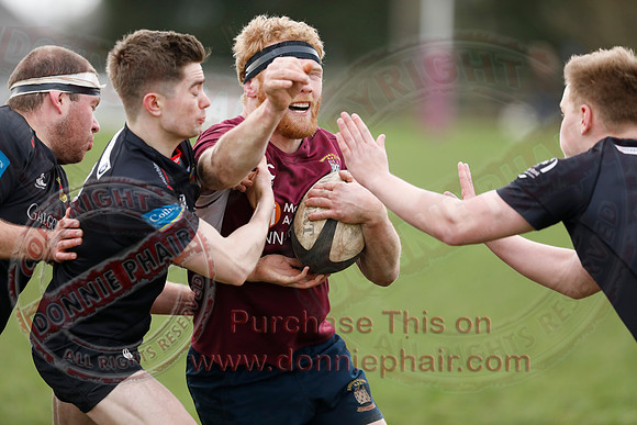 Enniskillen 1st XV (21) V Ballymena 2nd XV (3) in River ROck Towns Cup Quarter Final -4